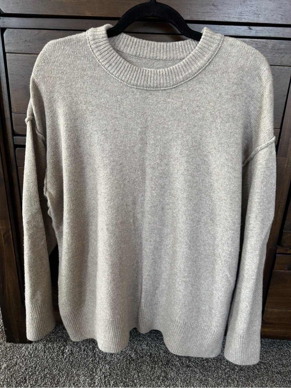 Aerie Women’s Sweater in Light Taupe
